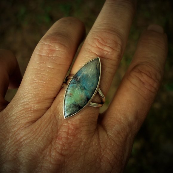 Quantrum quattro ring sterling size 8 1/2 - Picture 5 of 10